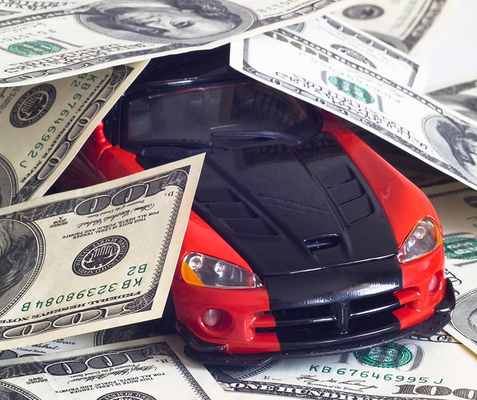 toy car with money